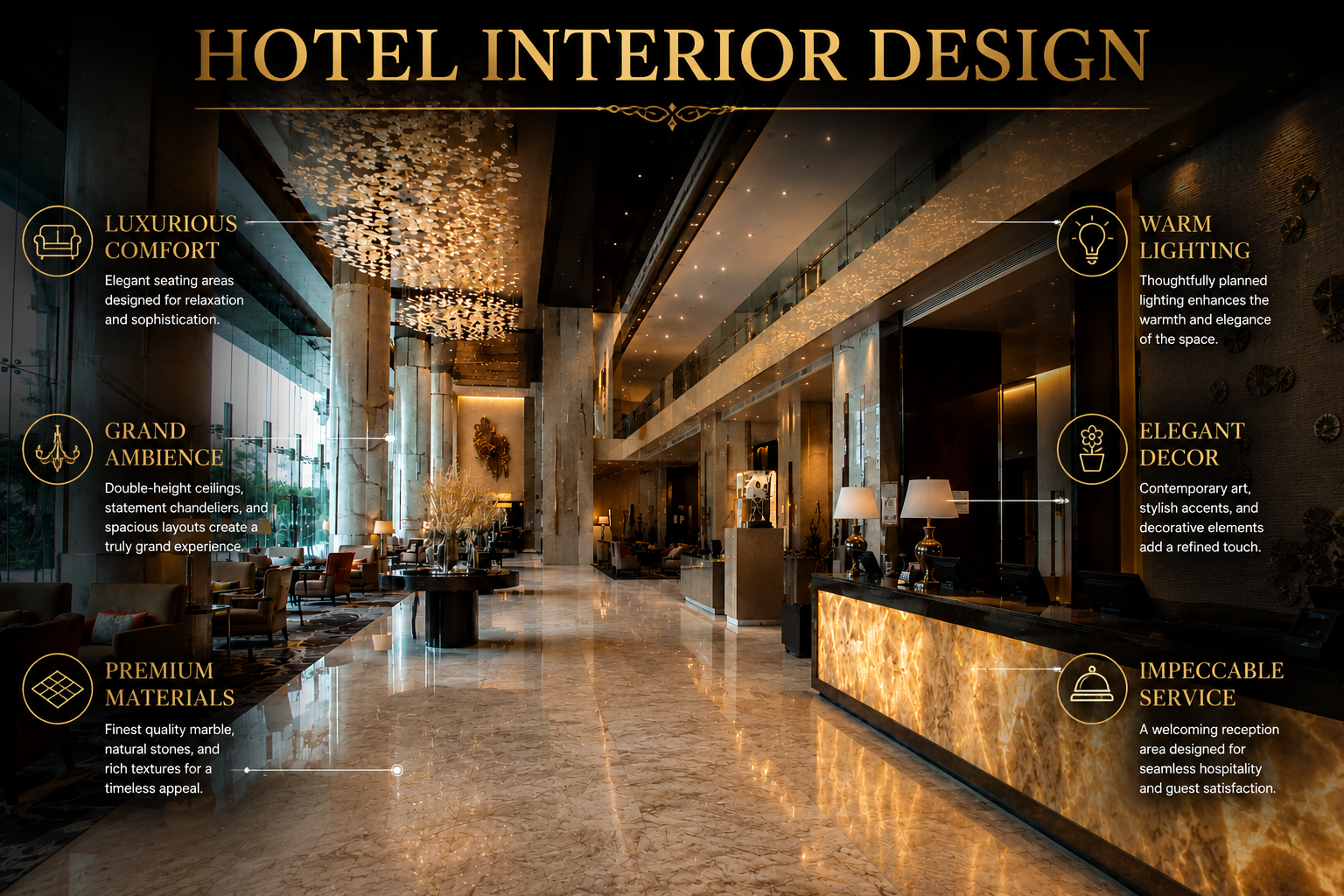 Luxury hotel interior design Mumbai