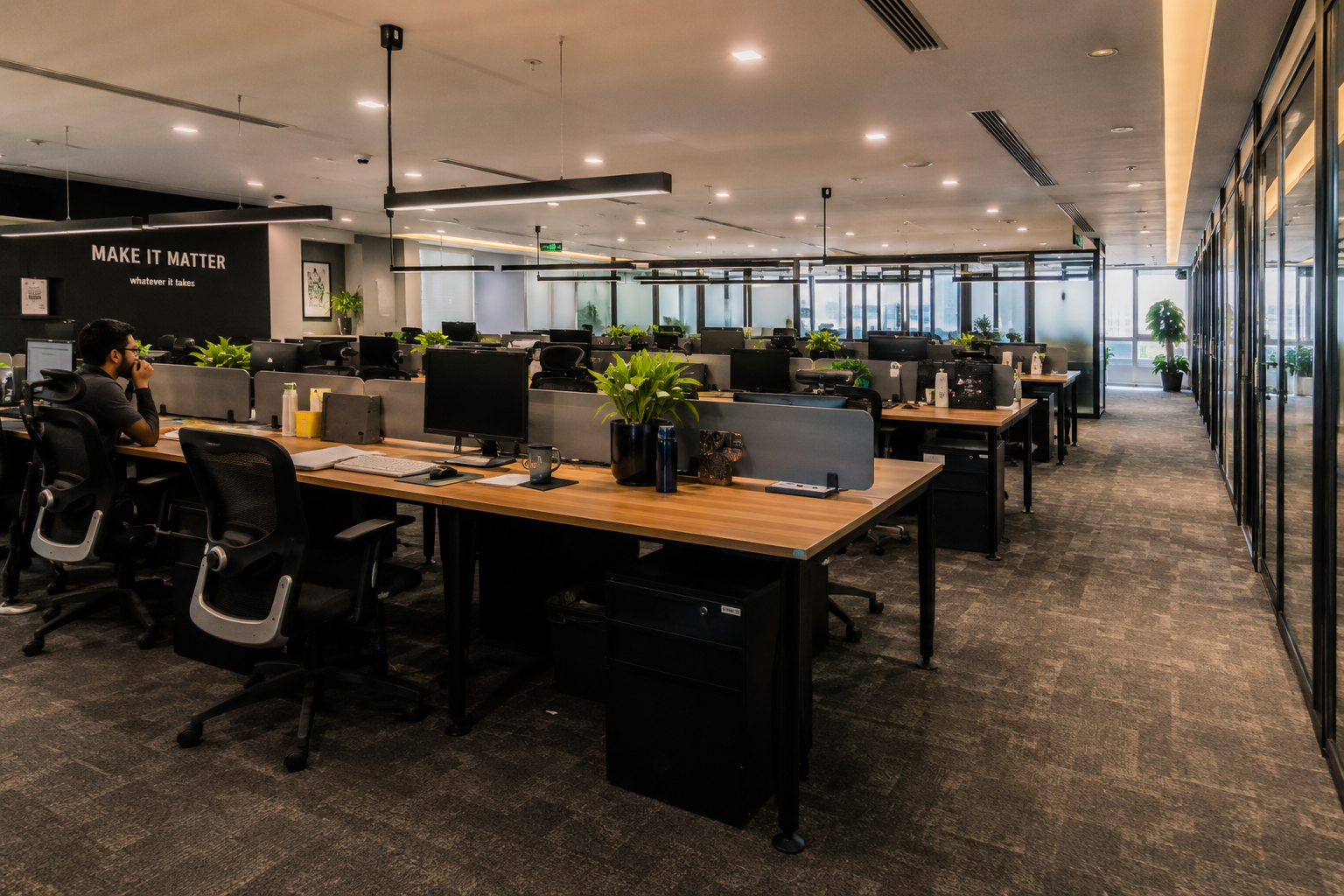 Modern office interior design Mumbai